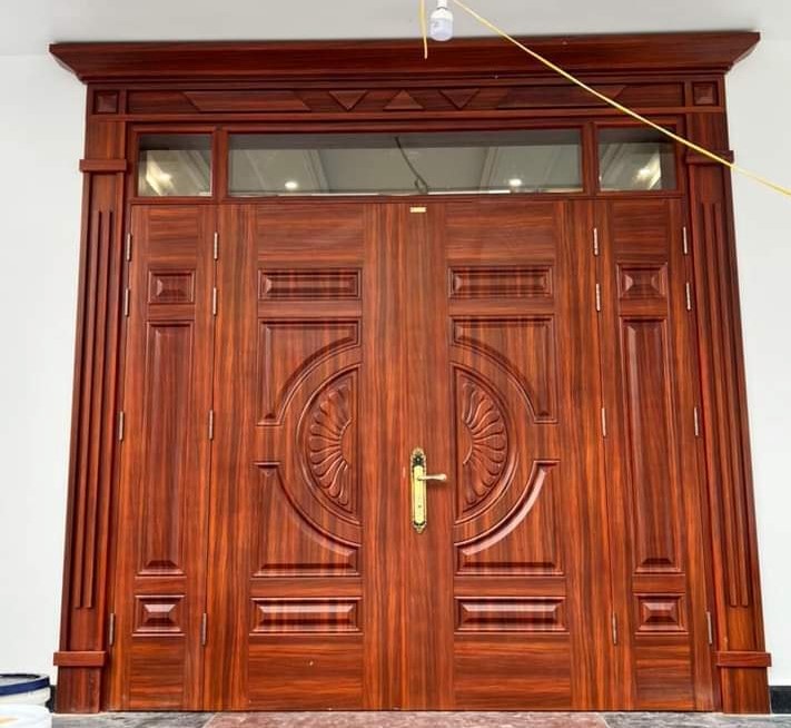 Giá Cửa Thép Vân gỗ tại Long An  Cửa sổ - Cửa chính