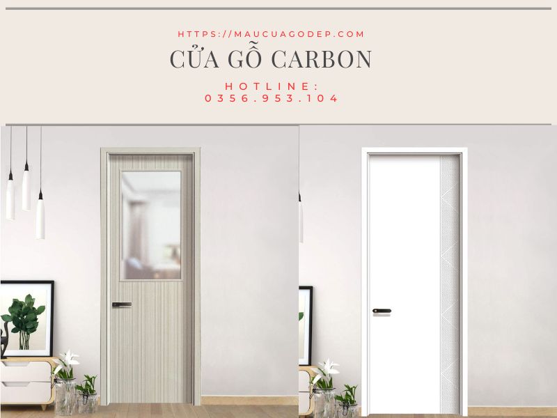 Báo giá cửa gỗ Carbon tại Đồng Nai Cửa gỗ hiện đại