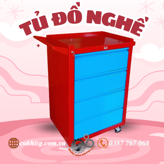 Tủ đồ nghề đa năng - Người bạn đồng hành của mọi thợ cơ khí