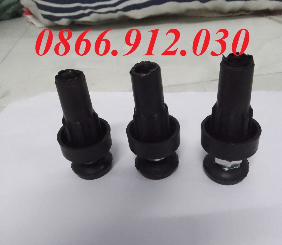 Chân đế nhựa tăng chỉnh cho ống phi 27, 28mm ren M10