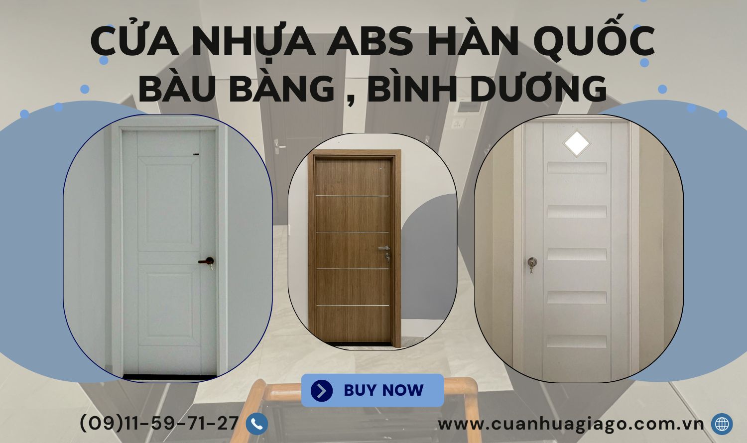 Giá cửa nhựa ABS Hàn Quốc tại Bàu Bàng, Bình Dương