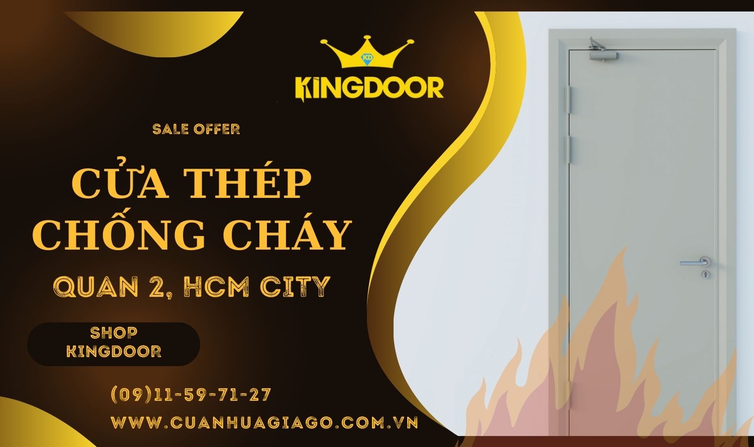 Giá cửa thép chống cháy tại Quận 2, Hồ Chí Minh