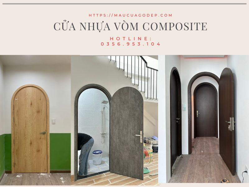 Giá cửa nhựa vòm composite tại quận 5 TP. HCM