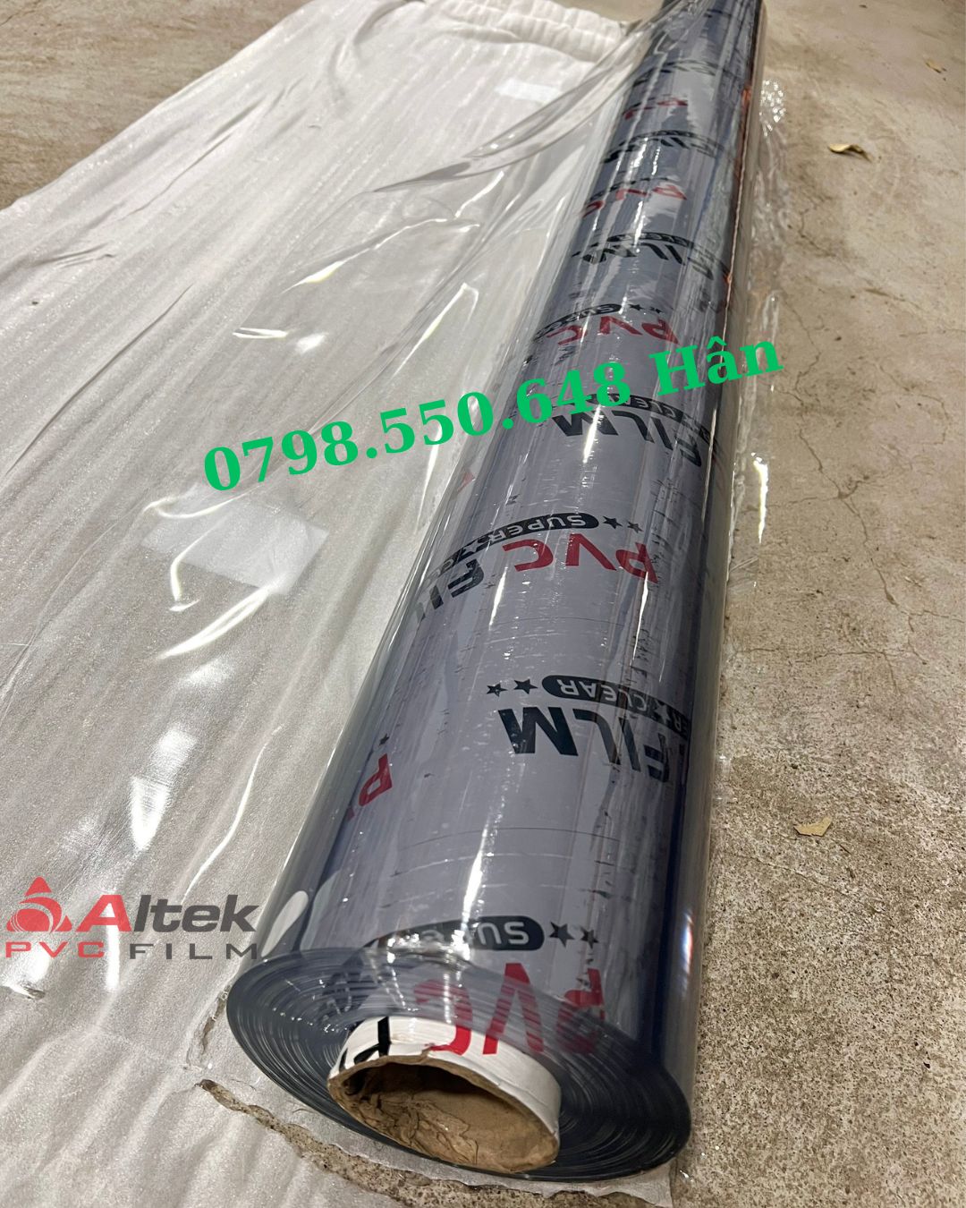 Màng nhựa PVC dẻo trong suốt quy cách 0.2mm giá tốt