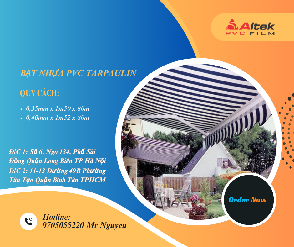 Nơi bán bạt nhựa PVC Tarpaulin uy tín chất lượng