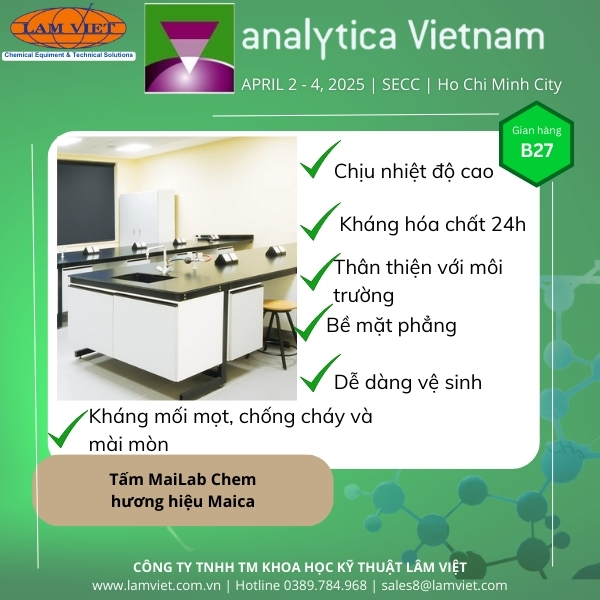 Tấm mặt bàn thí nghiệm Maica