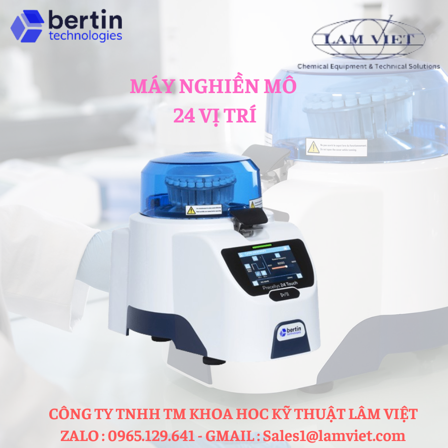 Máy nghiền mô  24 vị trí Bertin -  CTY Lâm Việt SCI