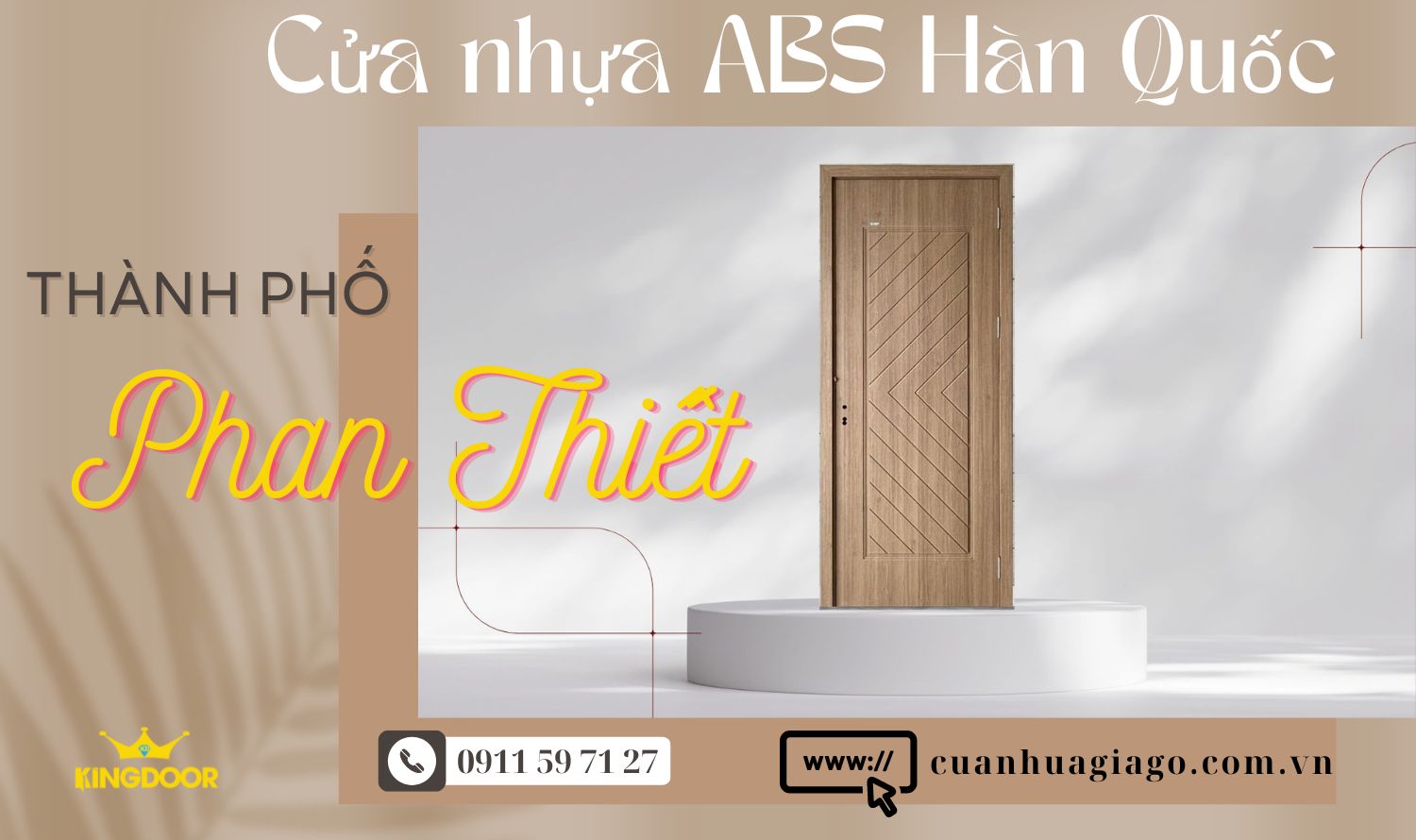 Báo giá cửa nhựa ABS Hàn Quốc tại TP Phan Thiết, Bình Thuận