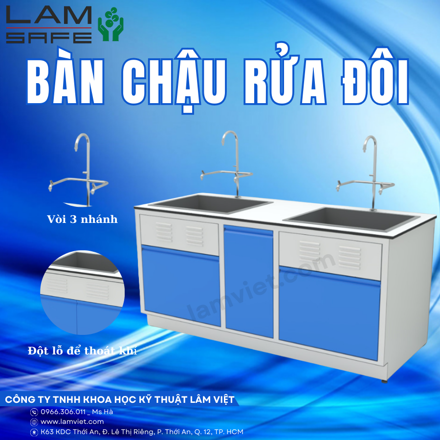 Bàn chậu rửa phòng thí nghiệm