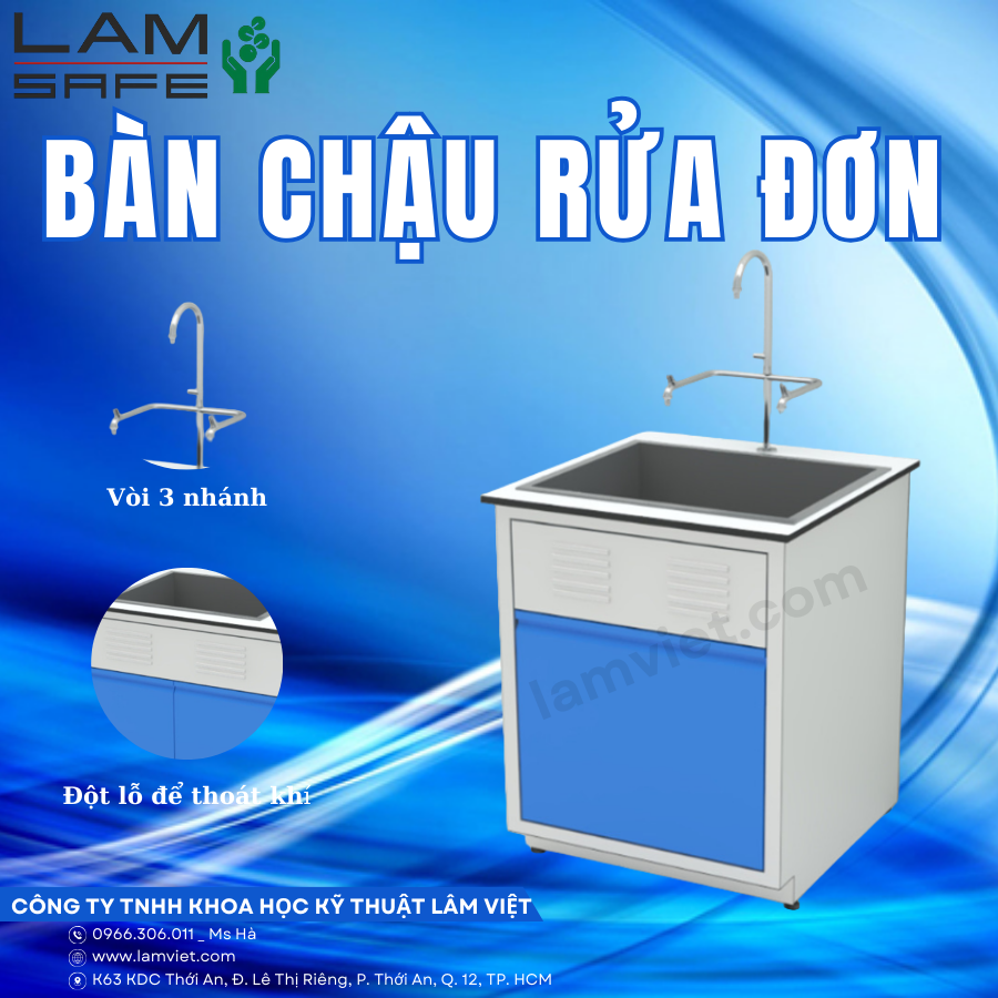 Bàn chậu rửa phòng thí nghiệm