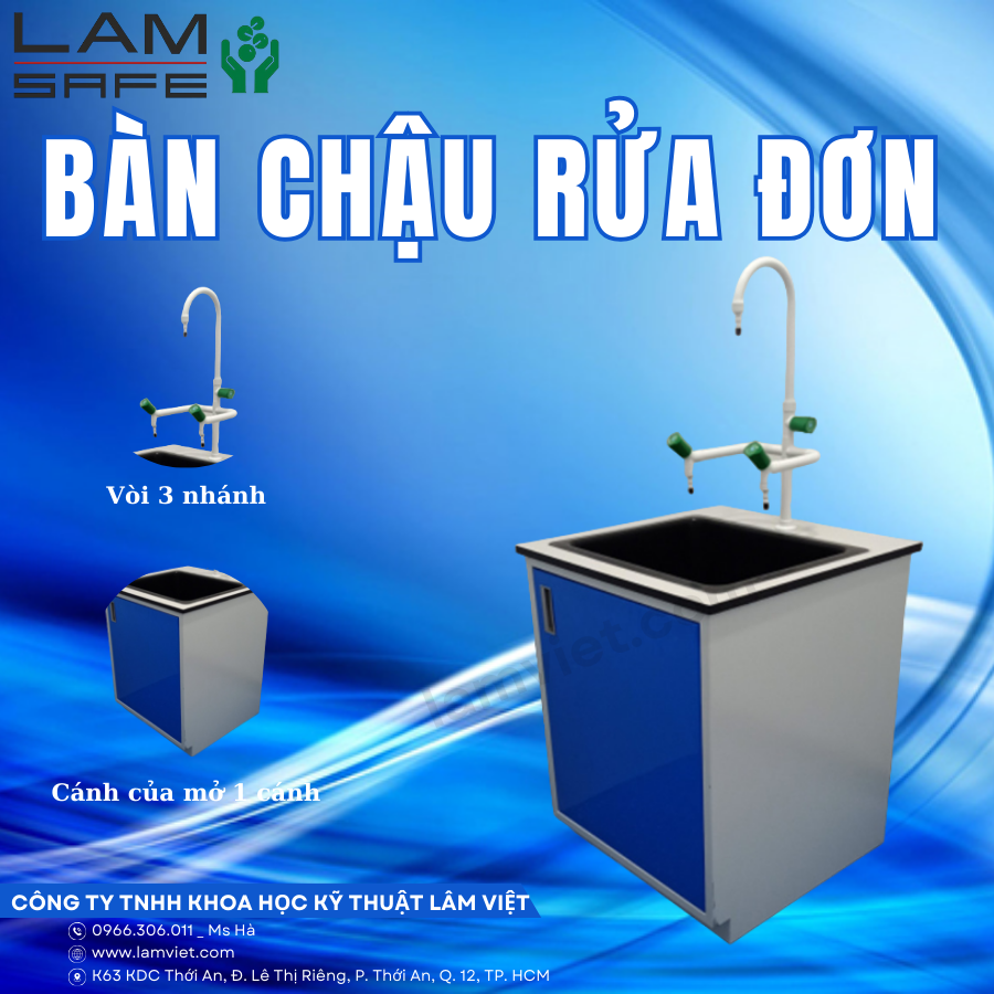 Bàn chậu rửa phòng thí nghiệm