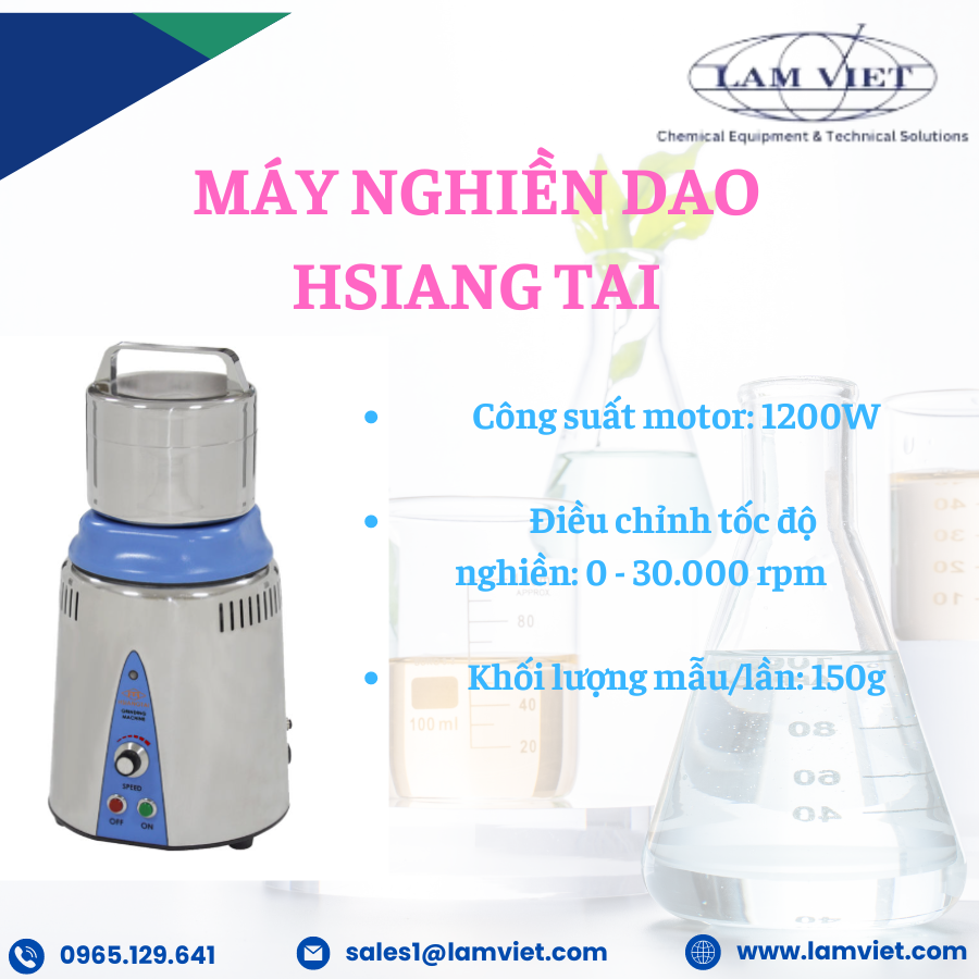 Máy nghiền dao HsiangTai - CTy Lâm Việt SCI