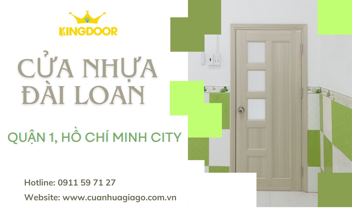 Giá cửa nhựa Đài Loan tại Quận 1