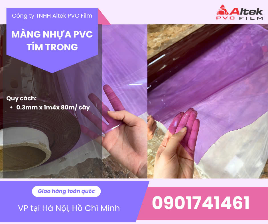 Phân phối màng nhựa pvc nhiều màu tại Hà Nội, Hồ Chí Minh