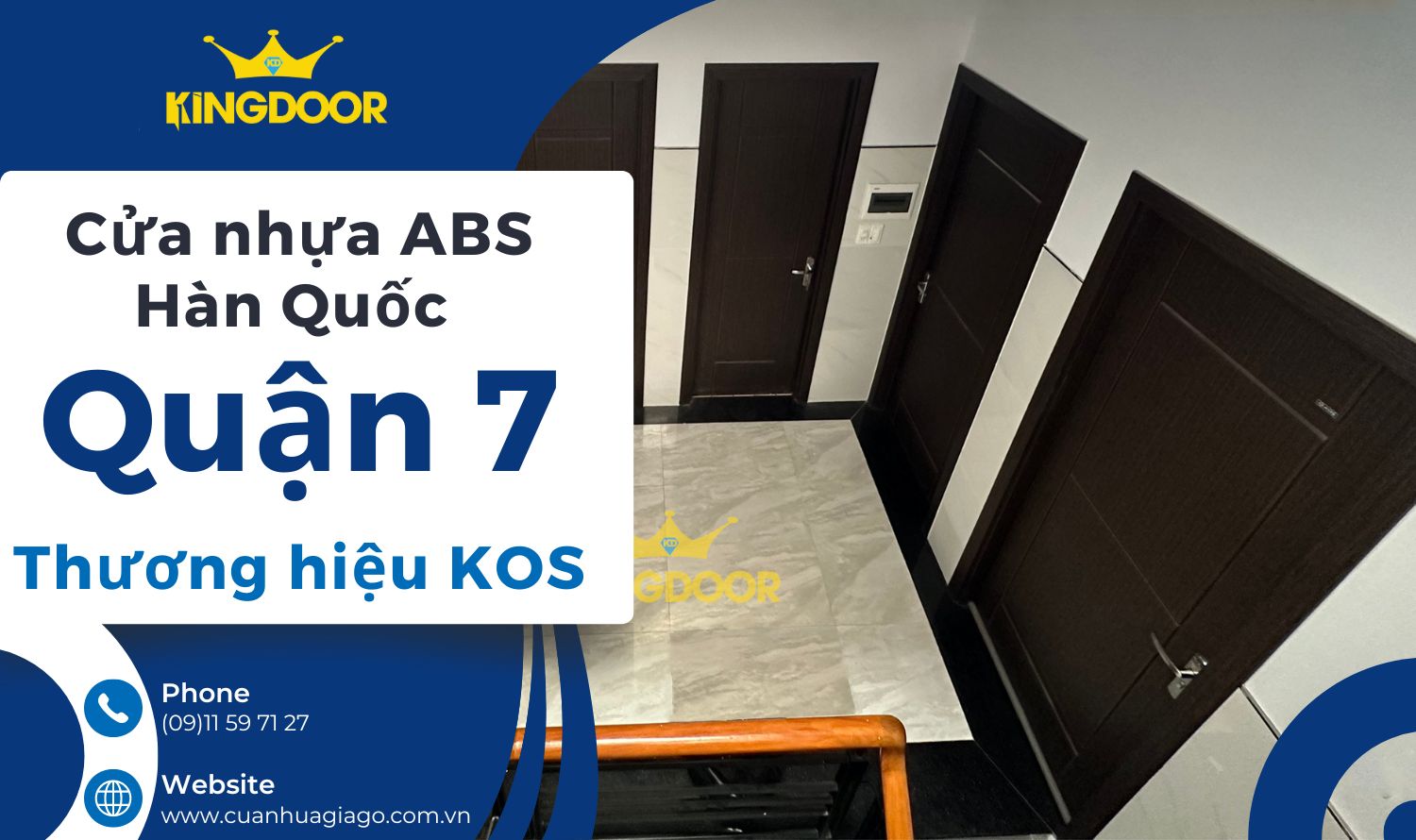 Giá cửa nhựa ABS tại Quận 7  Thương hiệu KOS