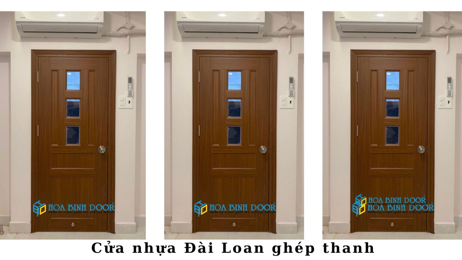 Báo Giá Cửa Nhựa Đài Loan tại Quận 10  cửa nhựa toilet giả gỗ