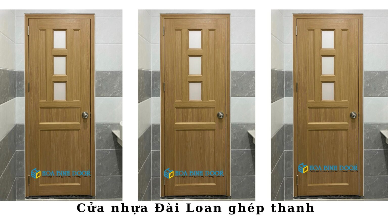 Báo Giá Cửa Nhựa Đài Loan tại Quận 10  cửa nhựa toilet giả gỗ