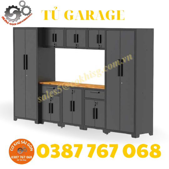 Bộ tủ đồ nghề garage 7 chi tiết - Hãng sản xuất: CKSG