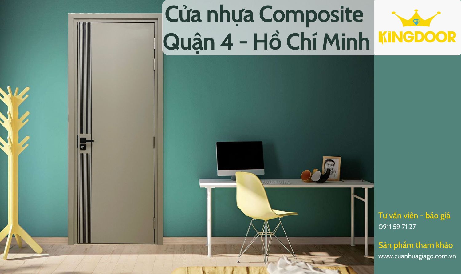 Giá cửa nhựa Composite tại Quận 4, Hồ Chí Minh