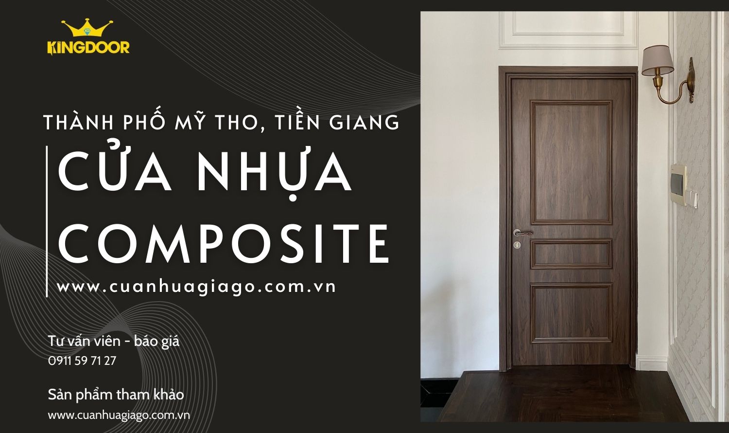 Giá cửa nhựa Composite tại Thành phố Mỹ Tho, Tiền Giang