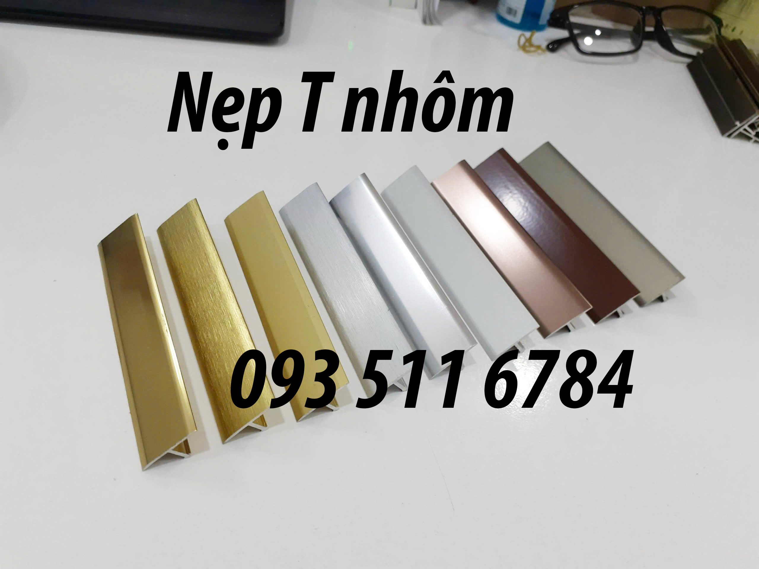 Nẹp T nhôm Inox Nẹp nhựa chống trơn nẹp luồn dây điện