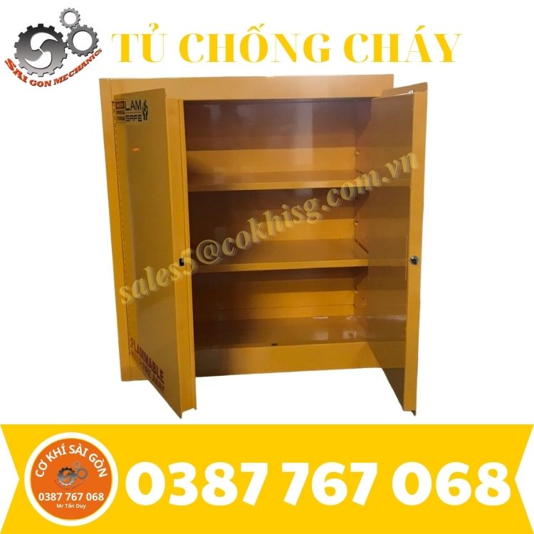 Tủ đựng hóa chất chống cháy loại 2 cửa CKSG - FM114