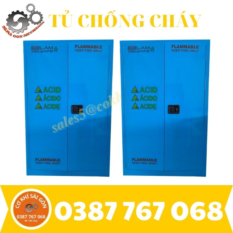 Tủ đựng hóa chất chống cháy loại 2 cửa CKSG - FM170