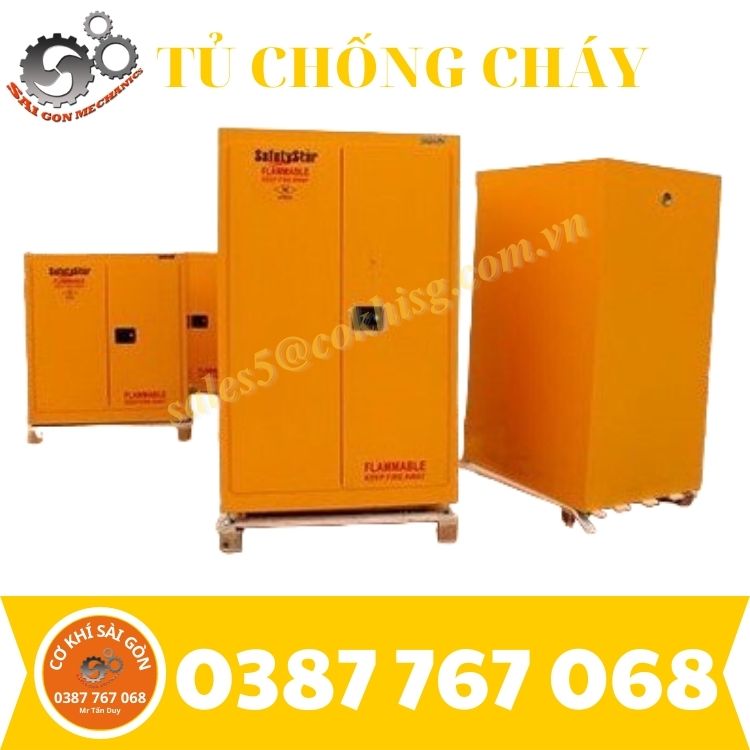 Tủ đựng hóa chất chống cháy loại 2 cửa CKSG - FM340