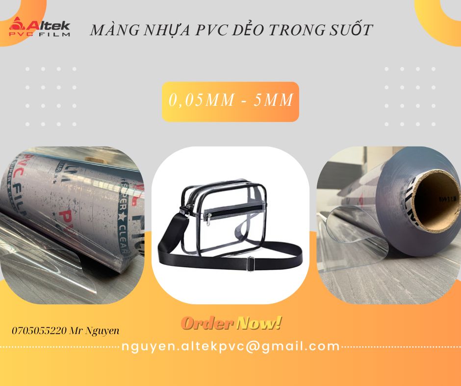 Giá bán màng nhựa PVC trong suốt sỉ lẻ.