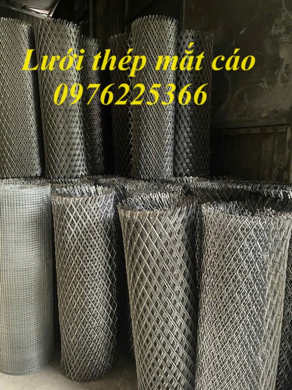 Lưới thép hình thoi, lưới làm sàn thao tác, lưới thép kéo giãn