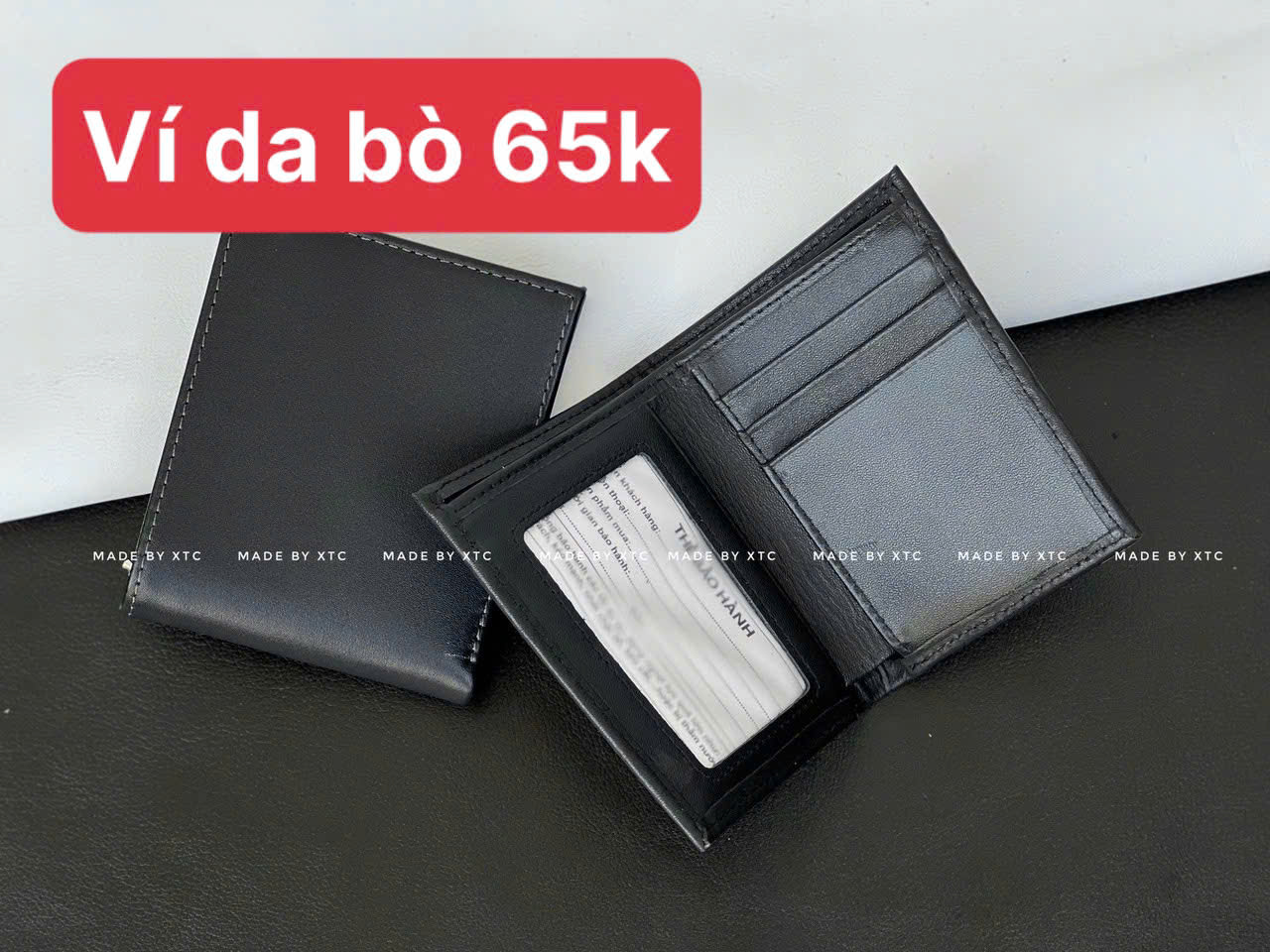 Xưởng sản  xuất đồ da sỉ ví da bò từ 45k