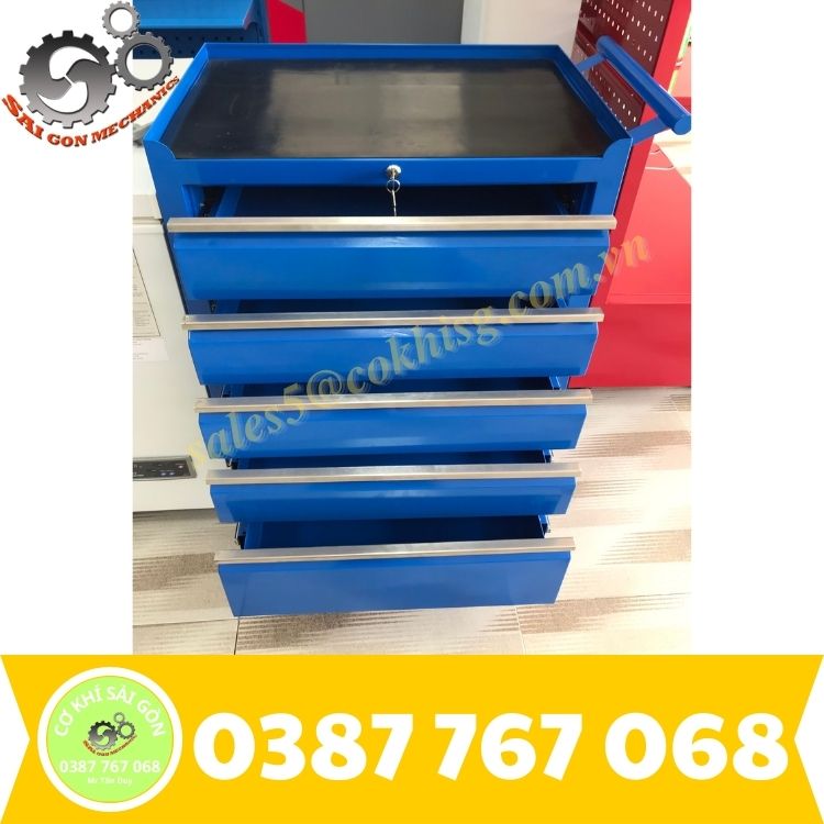 Xe đẩy dụng cụ đồ nghề 5 ngăn model: cksg-8403