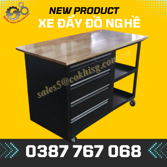 Xe đẩy dụng cụ đồ nghề model: cksg-8212