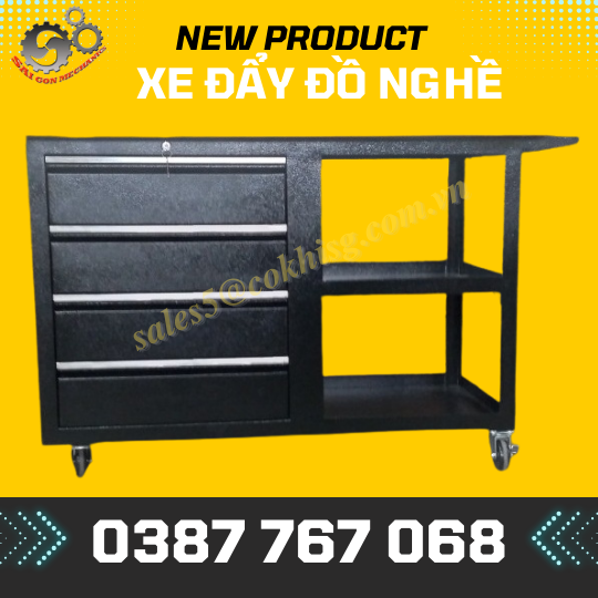 Xe đẩy dụng cụ đồ nghề model: cksg-8212