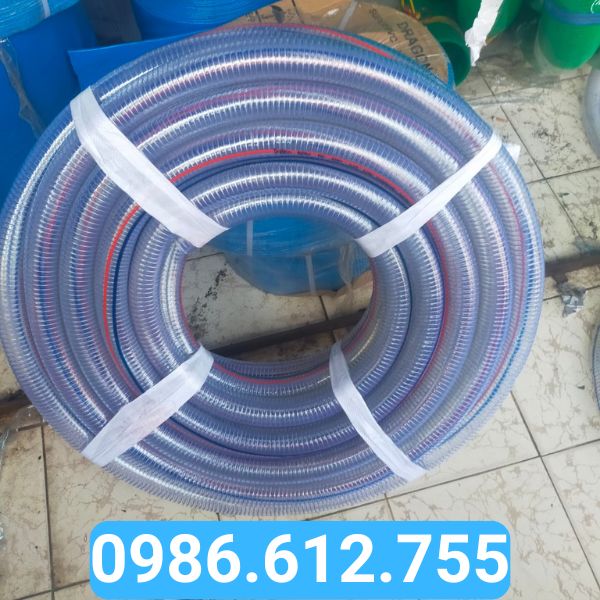 ống nhựa mềm lõi thép phi 50 dùng dẫn xăng dầu hóa chất