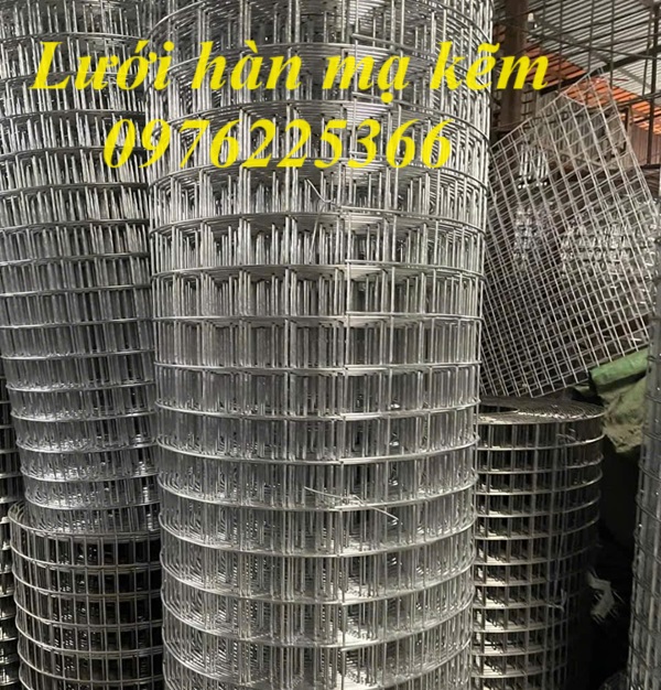 Lưới hàn mạ kẽm nhúng nóng D2a50x50, D3a50x50