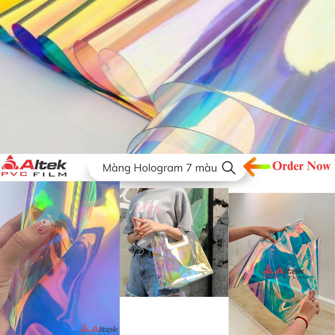 Màng Hologram 7 màu giá tốt tại kho bên em