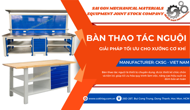 Bàn thao tác công nghiệp ( Workbench) - Giải pháp cho nhà xưởng