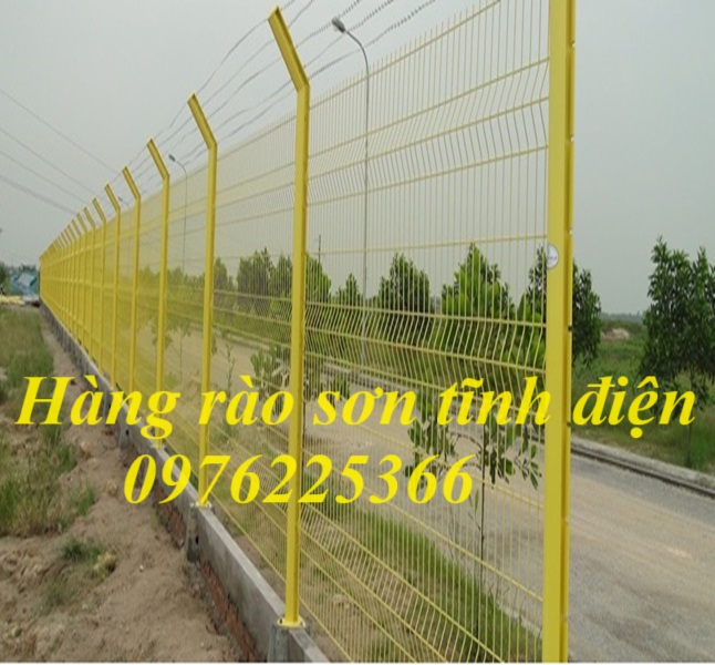 Hàng rào chắn sóng - Hàng rào lưới thép hàn chấn sóng