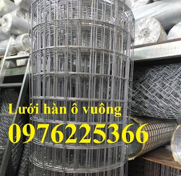 Lưới thép hàn, Lưới thép mạ kẽm D2, D3, D4 ô 50x50