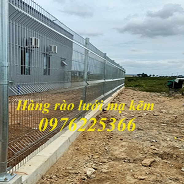 Lưới hàng rào chấn sóng mạ kẽm nhúng nóng