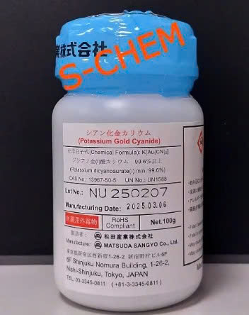 Muối vàng dùng mạ linh kiện điện tử, mạ bản mạch điện tử