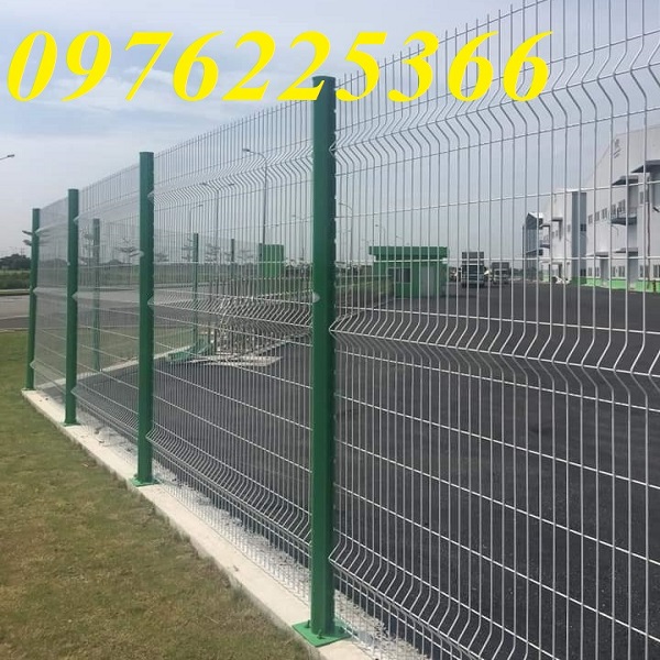 Thi công hàng rào lưới thép, hàng rào mạ kẽm sơn tĩnh điện giá rẻ