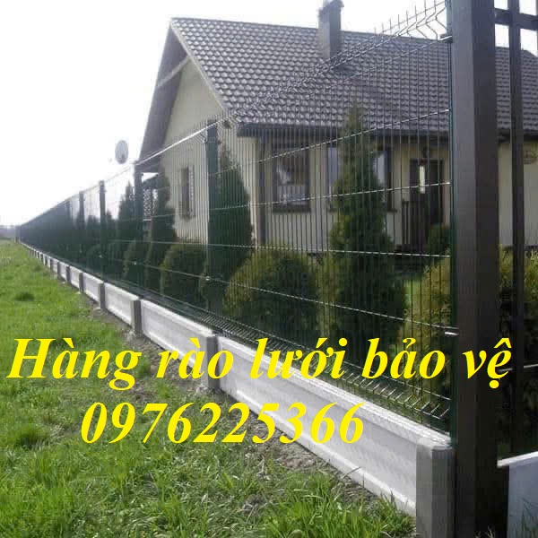 Thi công hàng rào lưới thép, hàng rào mạ kẽm sơn tĩnh điện giá rẻ