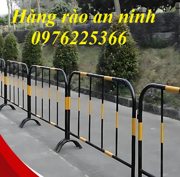 Xưởng sản xuất hàng rào chắn di động, rào chắn barie di động giá tốt