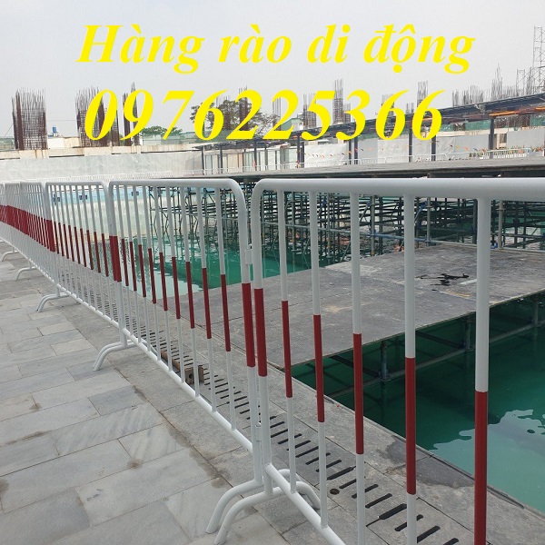 Xưởng sản xuất hàng rào chắn di động, rào chắn barie di động giá tốt