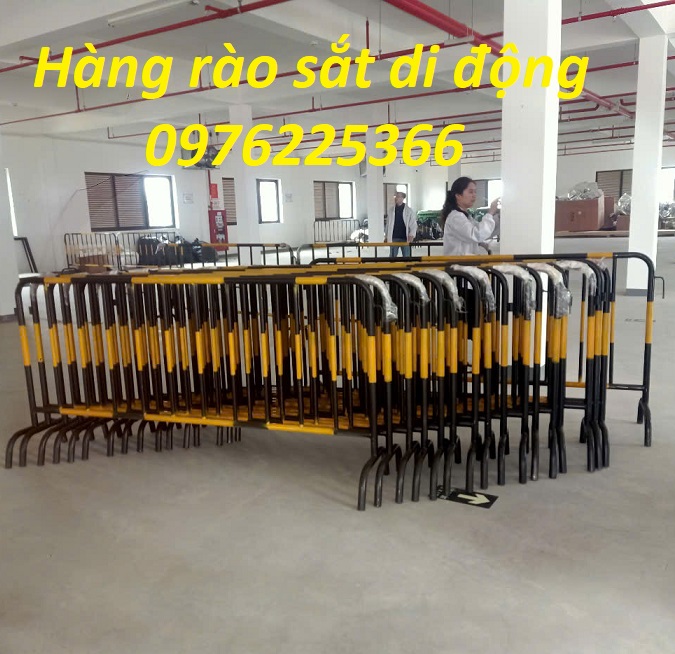 Xưởng sản xuất hàng rào chắn di động, rào chắn barie di động giá tốt