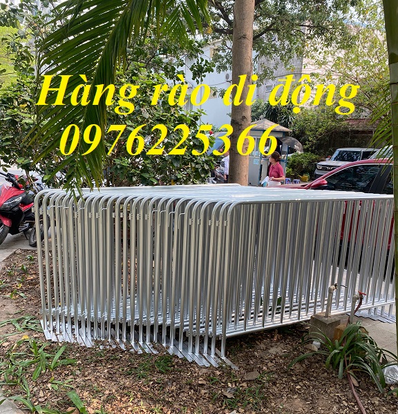 Xưởng sản xuất hàng rào chắn di động, rào chắn barie di động giá tốt