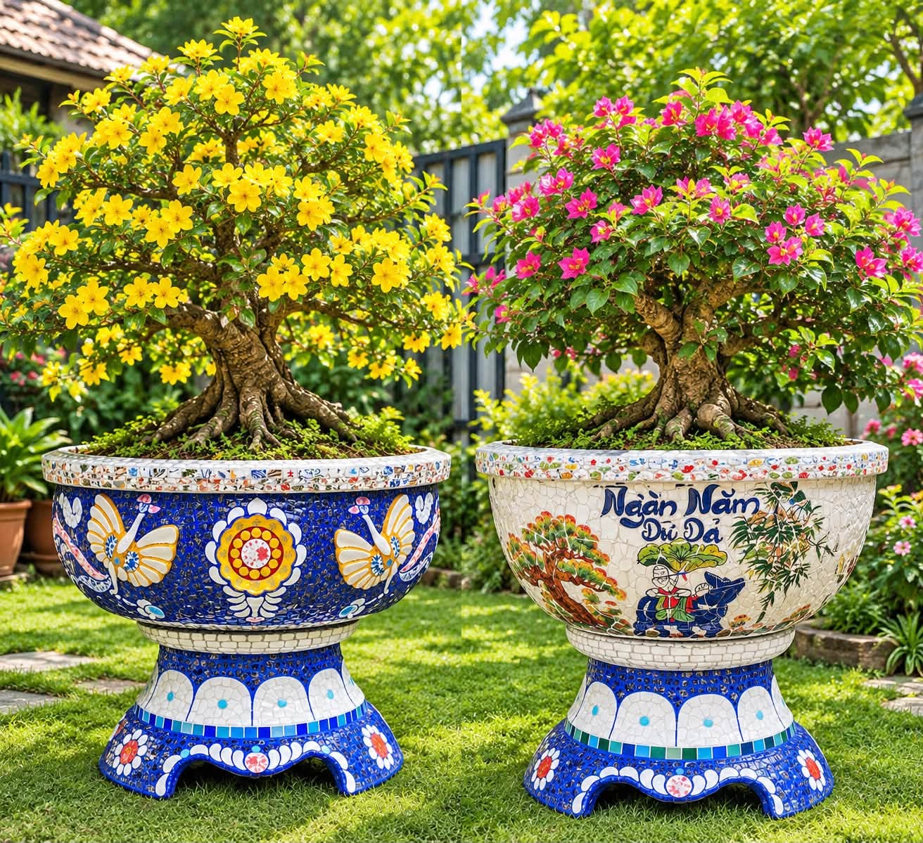 CHẬU KHẢM MIỂNG – CHẬU CẨN SÀNH SỨ THẾ SƠN