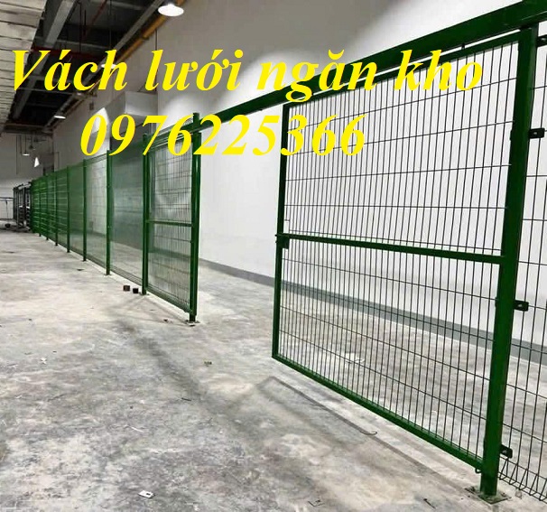vách lưới ngăn kho - Nhận sản xuất vách lưới thép ngăn kho tại Hà Nội